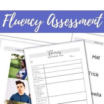 Preview of Fluency Assessment