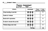 Fluency Assessment Rubric
