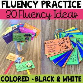 Preview of Fluency Cards for Beginning Readers