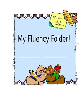 Preview of Fluency Cover Page