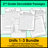 Fluency FUN! Decodable Passages for 2nd Grade: Units 1 - 3 Bundle