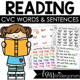 Reading Fluency Games Roll and Read Short Vowel Word Families & Sentences