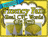 Fluency Fans: Real CVC Words {One Vowel at a Time} FREEBIE