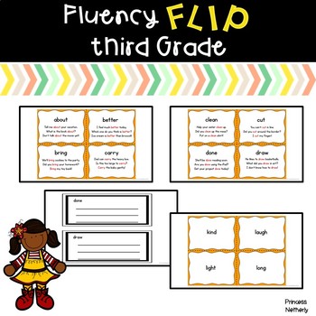Fluency Flip Third Grade Words