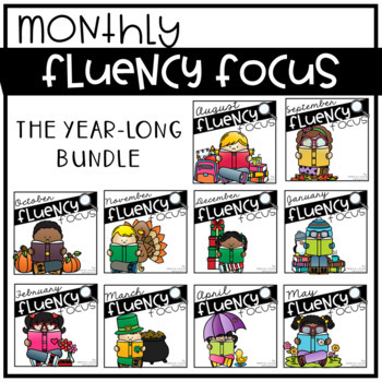 Preview of Reading Fluency ALL YEAR BUNDLE