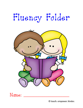 Preview of Fluency Folder