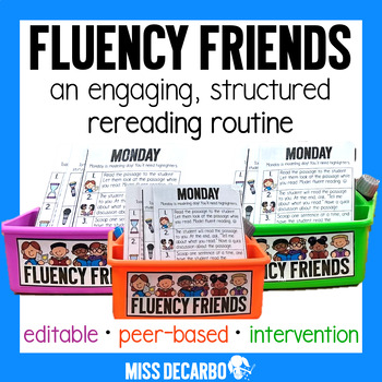 Preview of Fluency Friends Rereading Routine