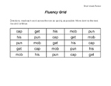 Fluency Grid: Short Vowels Review