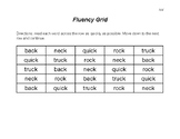 Fluency Grid: /ck/