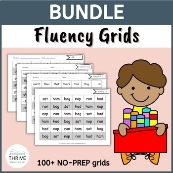 Preview of Fluency Grids Bundle