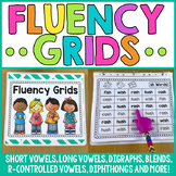 Fluency Grids - Phonics and Decodable Words - Science of Reading