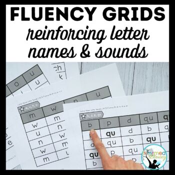 Preview of Fluency Grids: Reinforcing Letter Names and Sounds