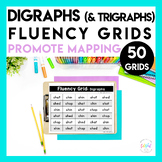 Fluency Grids with Digraphs + Trigraphs (Short Vowel Words
