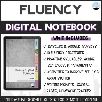 Preview of Fluency Interactive Digital Notebook
