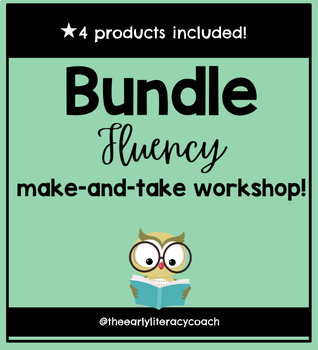 Preview of Fluency "Make-and-Take" workshop (bundle)