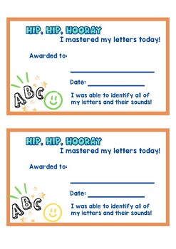 Preview of Fluency Master Certificates