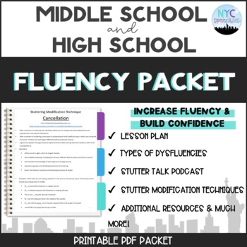 Preview of Fluency Packet