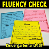 Fluency Passage Kindergarten First Grade