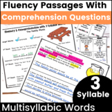 Fluency Passages - Reading Comprehension Decoding Multisyl