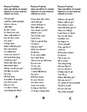 Fluency Phrase Strips