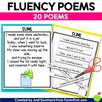 Preview of Fluency Poems
