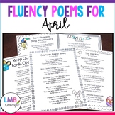 Fluency Poems for April-Monthly Poetry Comprehension 