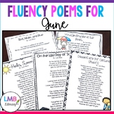 Fluency Poems for June, Monthly Poetry Comprehension - End