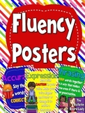 Fluency Posters Bulletin Board Rainbow Design