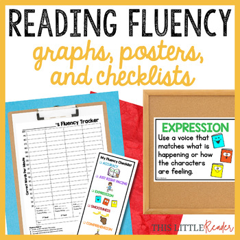 Preview of Fluency Graphs, Posters, and Checklists