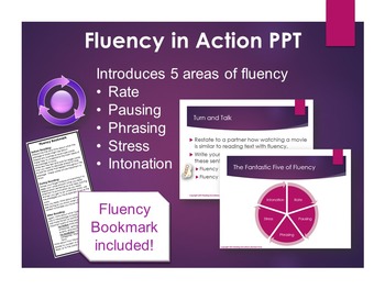 Preview of Fluency in Action PowerPoint! Teaches the Fantastic Five of Fluency