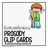 Fluency Practice (Homophones) Clip Cards