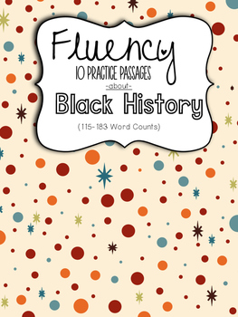Preview of Fluency for February:  MLK and Black History Month