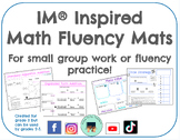 Fluency Practice/Small Group Math Mats Inspired by Illustr