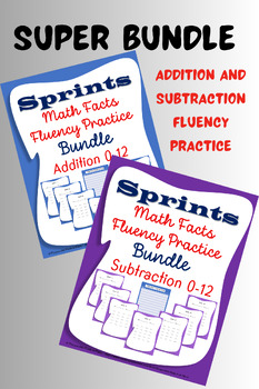 Preview of Fluency Practice Super Bundle - Addition and Subtraction