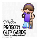 Fluency Practice (Verbs Action Words) Clip Cards