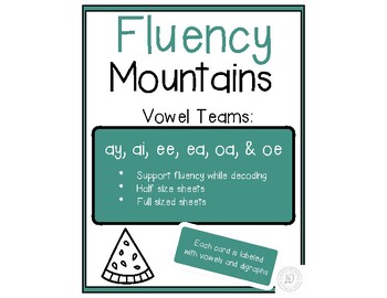 Preview of Fluency Practice- Vowel Teams-Phonics-Decoding