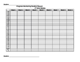 Fluency Progress Monitoring Chart