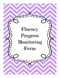 Fluency Progress Monitoring Form