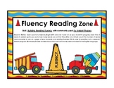 Fluency Reading Zone ( Construction Zone /Trucks Theme)