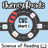 Fluency Roads- CVC (short a)- SOR literacy/phonics centers