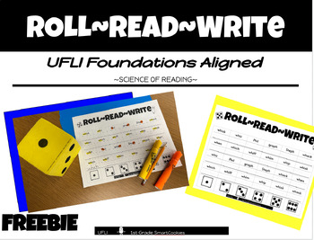 Preview of Fluency Roll, Read, & Write UFLI Foundations Inspired Lessons 5-49