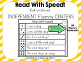 Fluency Sentence Roll and Read Centers (CVC and Blends)