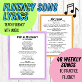 Fluency Song Lyrics - Teach Fluency with Real Music!