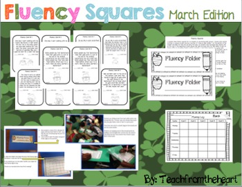 Preview of Fluency Squares March Edition