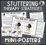 Stuttering Therapy Strategies Mini-Posters & Practice
