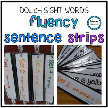 Preview of Fluency Reading Strips Sight Word Bundle- AUTISM/SPED/ELEMENTARY