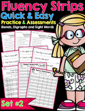 Fluency Strips™ Set 2 - Quick and Easy Practice and Assessment