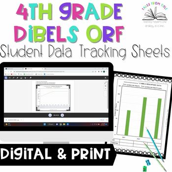 Preview of Fluency Student Data Tracking Sheets: 4th Grade DIBELS