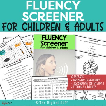 Preview of Fluency (Stuttering) Screener