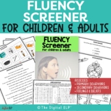 Fluency (Stuttering) Screener